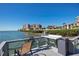 Community dock with cleaning station and seating at 6158 Palma Del Mar S Blvd # 604, St Petersburg, FL 33715