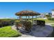 Community gazebo in a tropical setting overlooking the ocean at 6158 Palma Del Mar S Blvd # 604, St Petersburg, FL 33715