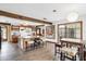 Bright, rustic kitchen featuring a large island, wood beams, and unique decor at 8922 Pritcher Rd, Lithia, FL 33547
