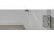 Detailed view of an interior door showing hinge at 12484 Green Oak Ln, Dade City, FL 33525