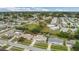 Aerial view of the property showcasing its location within a tranquil neighborhood at 3432 Monticello St, Holiday, FL 34690
