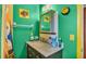Vintage bathroom with vanity and shower at 4142 El Shaddiai Sq, Plant City, FL 33565