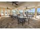 Spacious community pavilion with ample seating, perfect for hosting events and socializing at 8009 Sail Clover Ln, Zephyrhills, FL 33540