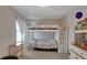 bedroom with a bunk bed, colorful accents, and carpeted floors, perfect for a playful and cozy space at 203 Lovely Ct, Plant City, FL 33566