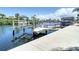 Dock along the water at 4921 Marlin Dr, New Port Richey, FL 34652