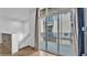 A sunlit balcony with sliding glass doors offers an extension of the living space with outdoor living at 5008 S Macdill Ave # 12, Tampa, FL 33611