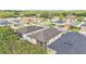Lovely homes feature well-kept landscaping and desirable neighborhood amenities from this aerial view at 3134 Macintosh Rd, Land O Lakes, FL 34639