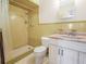 Bathroom featuring a tiled shower with a shower head and vanity at 115 W Lee St, Plant City, FL 33563