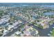 Scenic waterfront community with homes nestled along winding canals and lush vegetation at 4116 4Th Ne Ave, Bradenton, FL 34208