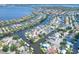 Expansive waterfront community featuring winding canals and beautiful homes with boat docks at 4116 4Th Ne Ave, Bradenton, FL 34208