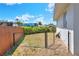 A fenced backyard provides a safe place to play at 4116 4Th Ne Ave, Bradenton, FL 34208