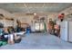 Spacious two car garage with storage and a stairwell at 4116 4Th Ne Ave, Bradenton, FL 34208