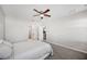 Serene bedroom with ensuite bath access, neutral paint and soft carpeting at 3425 San Moise Pl, Plant City, FL 33567