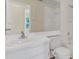 Bathroom with sink, toilet, and shower at 625 Chilt Dr, Brandon, FL 33510