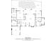 Detailed floor plan outlines the layout of the spacious home, including bedrooms, bathrooms, kitchen, and living areas at 7313 Crape Myrtle Way, Sarasota, FL 34241