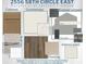 Selection of designer elements including flooring, cabinets, countertops and interior paint colors at 2556 58Th E Cir, Palmetto, FL 34221