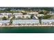 Wide view of the waterfront condo community, featuring water access, parking and waterfront views at 4778 Coquina Key Se Dr # 4778, St Petersburg, FL 33705