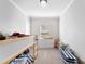 This bedroom has a bunk bed, a dresser, and a closet space perfect for a room at 6433 Mangrove Dr, Wesley Chapel, FL 33544
