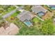 Home featuring a well-maintained backyard with a beautiful pool and mature landscaping at 2912 Aston Ave, Plant City, FL 33566