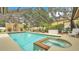 Sparkling pool and spa with screen enclosure offer a perfect outdoor oasis with a beautiful water feature at 2912 Aston Ave, Plant City, FL 33566