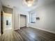 This bedroom provides a ceiling fan, closet, and access to the hallway and adjoining room at 3620 Cordgrass Dr, Valrico, FL 33596