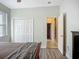 The bedroom has closet and hallway access and includes a double-hung window for natural light at 3620 Cordgrass Dr, Valrico, FL 33596