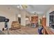 Open-concept living room with dining area, perfect for entertaining and relaxation at 3715 Fortner Rd, Plant City, FL 33567