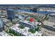 Aerial view showing the building's prime location near the water, downtown, and ample parking at 101 S 12Th St # 318, Tampa, FL 33602