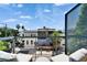 Balcony view includes palm trees and city streets at 101 S 12Th St # 318, Tampa, FL 33602