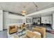 A welcoming lobby with comfortable seating, a modern chandelier, and mailboxes for residents at 101 S 12Th St # 318, Tampa, FL 33602