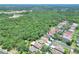 Wide aerial perspective showing the property near expansive greenery, highlighting its location within the community at 1233 Emerald Hill Way, Valrico, FL 33594