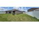 Large fenced backyard perfect for outdoor activities and pets at 3188 Nubbin Ridge Ln, Zephyrhills, FL 33540