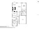 Detailed floor plan layout of the home, showcasing room dimensions and layout at 3188 Nubbin Ridge Ln, Zephyrhills, FL 33540