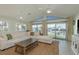 Bright and airy living area showcasing comfortable seating, large windows, and stunning waterfront vistas at 3626 Corsair Ct, New Port Richey, FL 34652