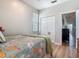 Bedroom features a closet and view into the rest of the home at 9712 Little Gasparilla Is, Boca Grande, FL 33921