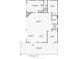 Detailed floor plan featuring a spacious living room, kitchen, bedrooms, and screened patio at 9712 Little Gasparilla Is, Boca Grande, FL 33921