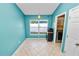 Cozy dining area adjacent to the kitchen showcasing modern appliances and plenty of natural light at 16804 Hawkridge Rd, Lithia, FL 33547
