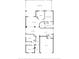 Detailed floor plan showing layout of rooms, including bedrooms, living area, kitchen, and screened porch at 16804 Hawkridge Rd, Lithia, FL 33547