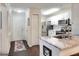 A condo featuring a modern kitchen with granite countertops, stainless appliances, and hardwood floors at 18001 Richmond Place Dr # 337, Tampa, FL 33647