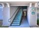 Exterior staircase in building 300, offering access to multiple units on the upper floors at 18001 Richmond Place Dr # 337, Tampa, FL 33647