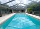 Inviting backyard pool and spa with a screened enclosure, perfect for outdoor relaxation and entertainment at 1909 Masters Way, Plant City, FL 33566