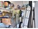 Functional storage space with shelves, tools, and supplies for a well-organized home at 34852 Teeview Ln, Zephyrhills, FL 33541