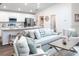 Open concept living space with stylish furniture and decor at 7019 161St E Ter, Parrish, FL 34219