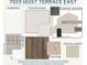 This image displays material selections from Parker at Aviary at Rutland Ranch at 7019 161St E Ter, Parrish, FL 34219