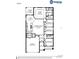 Raychel floor plan by Highland Homes featuring four bedrooms, two bathrooms, and open concept living spaces at 35452 Darlington Grove Dr, Zephyrhills, FL 33541