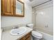 Traditional bathroom features a tub-shower combo and classic wooden vanity at 4022 Tumble Wood Trl # 101, Tampa, FL 33613