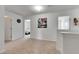 Upstairs hallway with access to bedrooms and bathrooms, featuring modern decor at 503 Arbequina Ct, Plant City, FL 33566