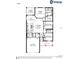 Detailed floor plan showcasing the layout of the home, including bedrooms, bathrooms, and living spaces at 35402 Coventry Fields Loop, Zephyrhills, FL 33541