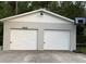 Spacious two-car garage with a basketball hoop, offering ample parking and recreational space at 4818 Huron St, Zephyrhills, FL 33541