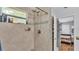 Modern bathroom with tiled shower at 4818 Huron St, Zephyrhills, FL 33541